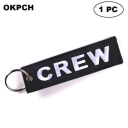 1 PC Novelty Keychain Launch Key Chain Bijoux Keychains for Motorcycles and Cars Key Tag New Embroidery Key Fobs