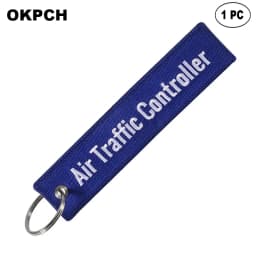 1 PC Novelty Keychain Launch Key Chain Bijoux Keychains for Motorcycles and Cars Key Tag New Embroidery Key Fobs