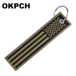 1 PC Novelty Keychain Launch Key Chain Bijoux Keychains for Motorcycles and Cars Key Tag New Embroidery Key Fobs