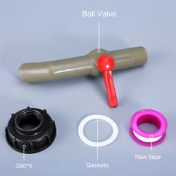 IBC Tank Adapter Water Cube Valve Fittings Garden Irrigation Connector Easy Use Hose Switch Faucets High Quality