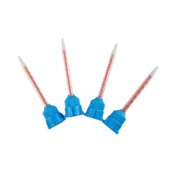 50pcs Blue Dental Mixing Tips 10:1 Disposable Dental Tips For Impression Material Silicone Rubber Lab Conveying Mixing Head Tube