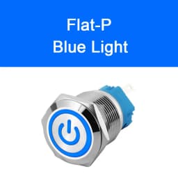 12mm 16mm 19mm 22mm Metal Push Button On Off Switch Power LED Light Waterproof Flat Circular Button 3v 6v 12v 24v 110v 220v IP65