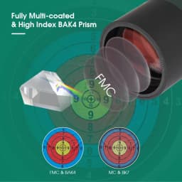Svbony SV28plus 50/60/70mm Spotting Scope Powerful Zoom Telescope Long Range PORRO Prism Suit Archery Target Shooting Camping