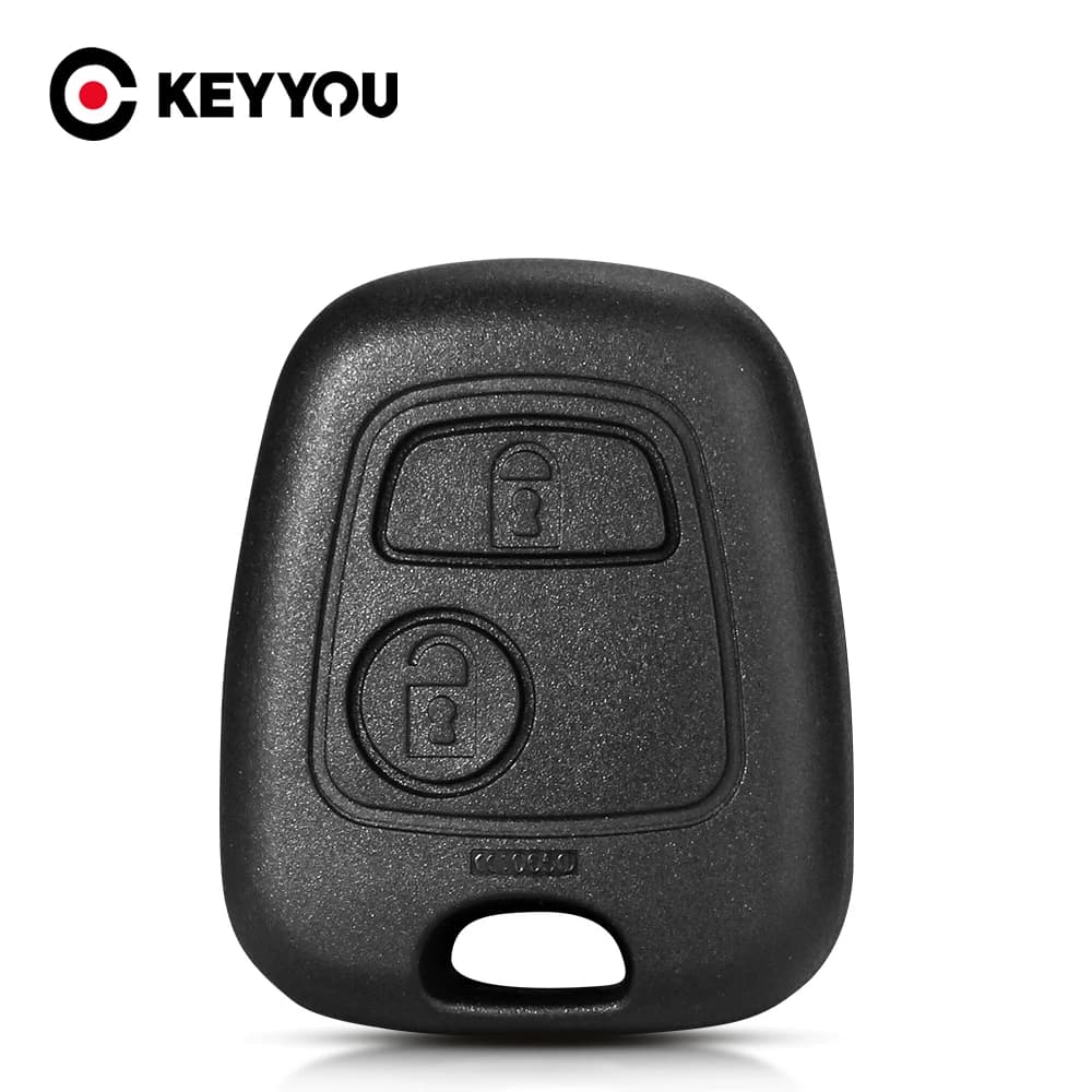 KEYYOU Remote Key Car Key Shell Fob Case Replacement Shell Cover For Citroen C1 C4 For Peugeot 107 207 307 407 206 306 406