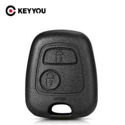 KEYYOU Remote Key Car Key Shell Fob Case Replacement Shell Cover For Citroen C1 C4 For Peugeot 107 207 307 407 206 306 406
