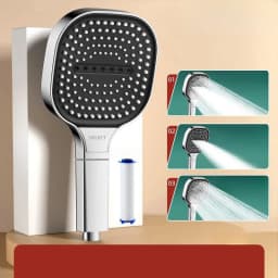 Xiaomi 13cm Large Panel Shower Head Adjustable 3 Modes High Pressure Massage Shower Head Filter Element Bathroom Accessories New