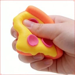 ****Schylling Needoh pizza Sensory Fidget Cube Stress Relief Squishy Cube Anti-Anxiety Squeeze Object For Focus ADHD Population