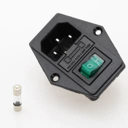 1set 10A 250V Inlet Module Plug Rocker Switch Male Power Socket 3 Pin IEC320 C14 switch + Fuse New
