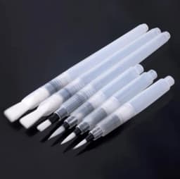 Ginflash Refillable Paint brush Water Brush Ink Pen Water Color soft head Calligraphy watercolor paints Painting