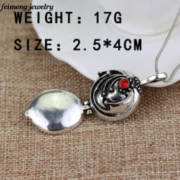 The Vampire Diaries Elena vervain Necklace Locket Pendant For Men Women Party Jewelry
