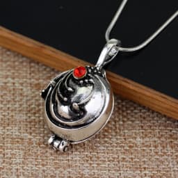 The Vampire Diaries Elena vervain Necklace Locket Pendant For Men Women Party Jewelry