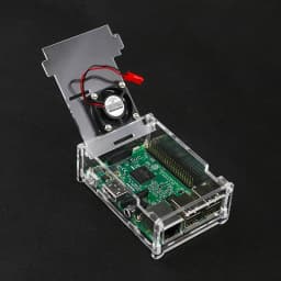 Acrylic Case for Raspberry Pi 3 Model B+ 3B Transparent Box Cover Shell Optional Cooling Fan for Raspberry Pi 3B+