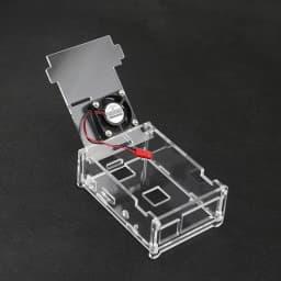 Acrylic Case for Raspberry Pi 3 Model B+ 3B Transparent Box Cover Shell Optional Cooling Fan for Raspberry Pi 3B+