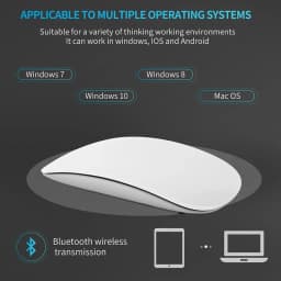 Upgrade Wireless Bluetooth Magic Computer Mouse Rechargeable Touch Slim Ergonomic Dual-Mode Silent PC Mice For Apple Macbook Air