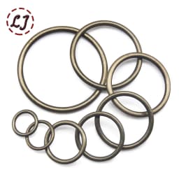 20pcs/lot 20mm/25mm/30mm Black Bronze Gold Silver Circle O Ring Connection Alloy Metal Shoes Bags Belt Buckles DIY Accessories