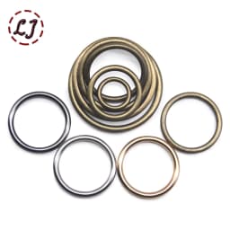 20pcs/lot 20mm/25mm/30mm Black Bronze Gold Silver Circle O Ring Connection Alloy Metal Shoes Bags Belt Buckles DIY Accessories