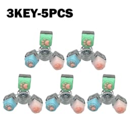 Cute Cat Paw Keycap Keychain Mechanical Keyboard Fidget Spinner Stress Relief Toy Portable Keyring for Office Desk Anxiety Gift