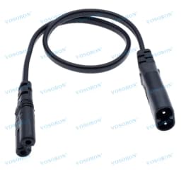 C7/C8 Power "8" Figure Adapter Converter Cable,European IEC320 C7 Female to C8 Male Plug Extension Cord,30cm 60cm 1.8m 3m 500cm