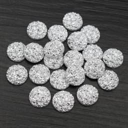 Fashion 40pcs 8mm 10mm 12mm Mix Colors Druzy Natural Stone Convex Flat back Resin Cabochons Jewelry Accessories Supplies