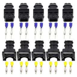 5 Sets 2 Pin 3.5mm Series 2 Pin DJ7021B-3.5-11/21 Waterproof Female And Male Connector With Pins And Seal 2P
