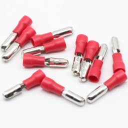 Hot 50 X Red Male Female Bullet Connector Crimp Terminals Wiring