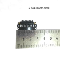 50pcs 2.3cm-3.6cm Black Brown Color Wig Clips Snap Clip For Hair Extension Wig Weft Wig PP Hairpins Large Clips Styling Tools