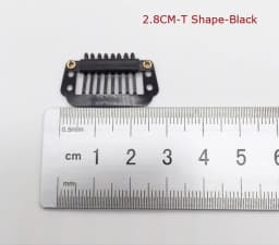 50pcs 2.3cm-3.6cm Black Brown Color Wig Clips Snap Clip For Hair Extension Wig Weft Wig PP Hairpins Large Clips Styling Tools