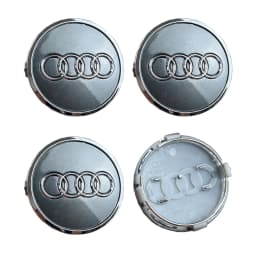 4pcs For Audi Q3 Q4 Q5 Q7 S3 S4 S5 S6 S7 TT A1 A2 A3 A4 A5 A6 A7 Q2 60mm 61mm 68mm 69mm Car Wheel Center Cap Hub Covers Badge