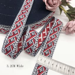 2M/Lot Wine Flower Lace Edge Trim Ribbon Fabric Embroidered Applique Sewing Craft Crochet Wedding Dress Clothes HB145