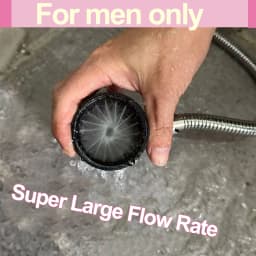 High Pressure Handheld Shower Head ,Flushing Cleaning Spiral Nozzle For Men,3D Printed Bathroom Accessories,Pet Foot Wash Tool