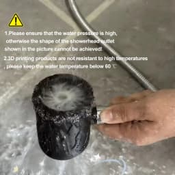 High Pressure Handheld Shower Head ,Flushing Cleaning Spiral Nozzle For Men,3D Printed Bathroom Accessories,Pet Foot Wash Tool