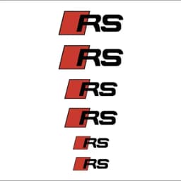 6PCS Car Brake Caliper Sticker Heat Resistant Decal For Quattro For Audi Sline RS A3 A4 B8 8P 8V B6 A5 A6 C7 Q5 B9 B7 C6 A1 Q7 Q