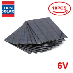 10PCS X DC Solar Panel 6V 100mA 167mA 183mA 333mA 500mA 583mA 750mA Solar Battery Cell Phone Charger Portable