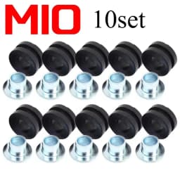 M6/M10 Motorcycle Rubber Grommet Kit Fairing Bolt Cushion Washer Steel Bushing Spacer for Honda Suzuki ATV Motorbike Accessories
