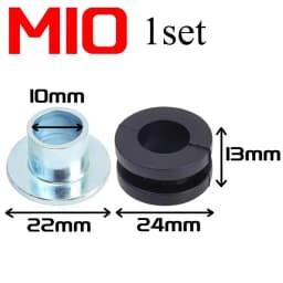 M6/M10 Motorcycle Rubber Grommet Kit Fairing Bolt Cushion Washer Steel Bushing Spacer for Honda Suzuki ATV Motorbike Accessories