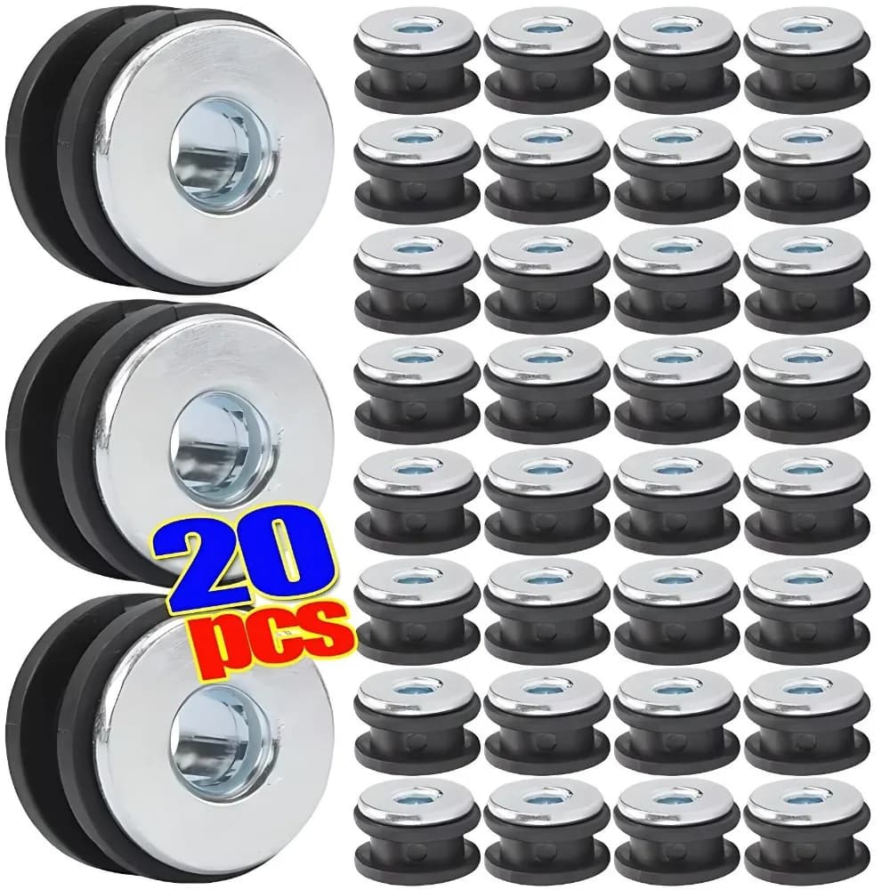 M6/M10 Motorcycle Rubber Grommet Kit Fairing Bolt Cushion Washer Steel Bushing Spacer for Honda Suzuki ATV Motorbike Accessories