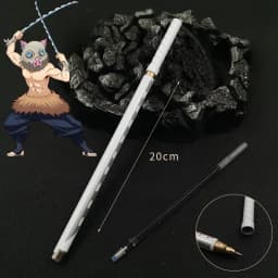 New 17 Styles Japan Anime Demon Slayer Model Gel Pen 0.5mm Black Refill Cosplay Prop Kid Student Gift Slayer Sword