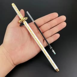 New 17 Styles Japan Anime Demon Slayer Model Gel Pen 0.5mm Black Refill Cosplay Prop Kid Student Gift Slayer Sword