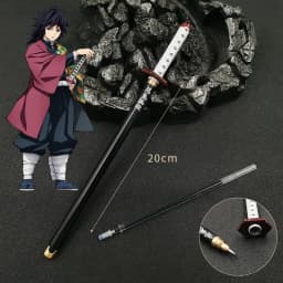 New 17 Styles Japan Anime Demon Slayer Model Gel Pen 0.5mm Black Refill Cosplay Prop Kid Student Gift Slayer Sword