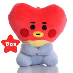 BT21-Chimmy Cooky Koya Shooky Tata Anime Peripheral,Cute Cartoon Keychain Backpack Decor,Personality Doll Pendant for Fans