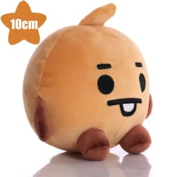 BT21-Chimmy Cooky Koya Shooky Tata Anime Peripheral,Cute Cartoon Keychain Backpack Decor,Personality Doll Pendant for Fans