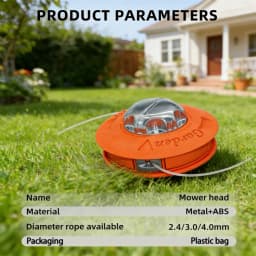Universal Fit String Trimmer Replacement Bump Head Automatic Grass Trimmer Head for Garden Brush Cutter Edging Lawn Care