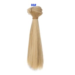 1pcs Wig Refires Bjd Hair 15cm*100CM Black Gold Brown Green Pink Color Straight Wig Hair for 1/3 1/4 BJD Diy