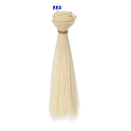 1pcs Wig Refires Bjd Hair 15cm*100CM Black Gold Brown Green Pink Color Straight Wig Hair for 1/3 1/4 BJD Diy