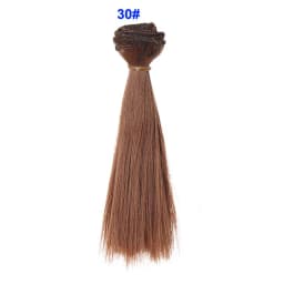 1pcs Wig Refires Bjd Hair 15cm*100CM Black Gold Brown Green Pink Color Straight Wig Hair for 1/3 1/4 BJD Diy