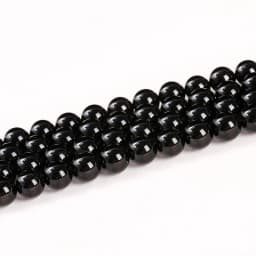 Natural Stone Bead Black Tourmaline Round Loose Spacer Gemstone 4 6 8 10 12mm For Jewelry Making Diy Bracelet Necklace Accessory