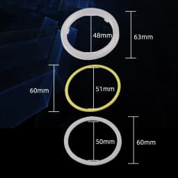 1Pair COB Angel Eyes Halo Rings For LED Car Motorcycle Scooter Headlights 12V With Cover 60mm 80mm 120mm 70mm 90mm 100mm 110mm