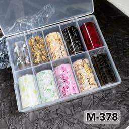 10 Rolls New Design Fresh Nail Foils for Transfer Paper Sticker Plaid Sliders Denim Nails Wraps DIY Bowknot Nail Art Decorations