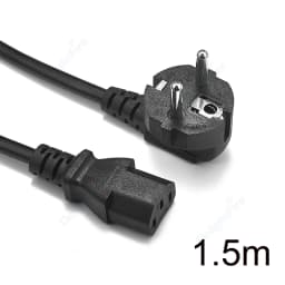 EU Plug Power Cable IEC C5 C13 Power Adapter Extension Cord For Asus Dell HP Notebook TV Monitor PC Computer Printer PC Laptop