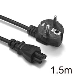 EU Plug Power Cable IEC C5 C13 Power Adapter Extension Cord For Asus Dell HP Notebook TV Monitor PC Computer Printer PC Laptop